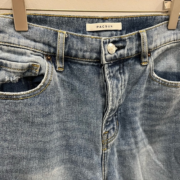 Pacsun High Rise Straight Leg Jeans - Picture 5 of 6